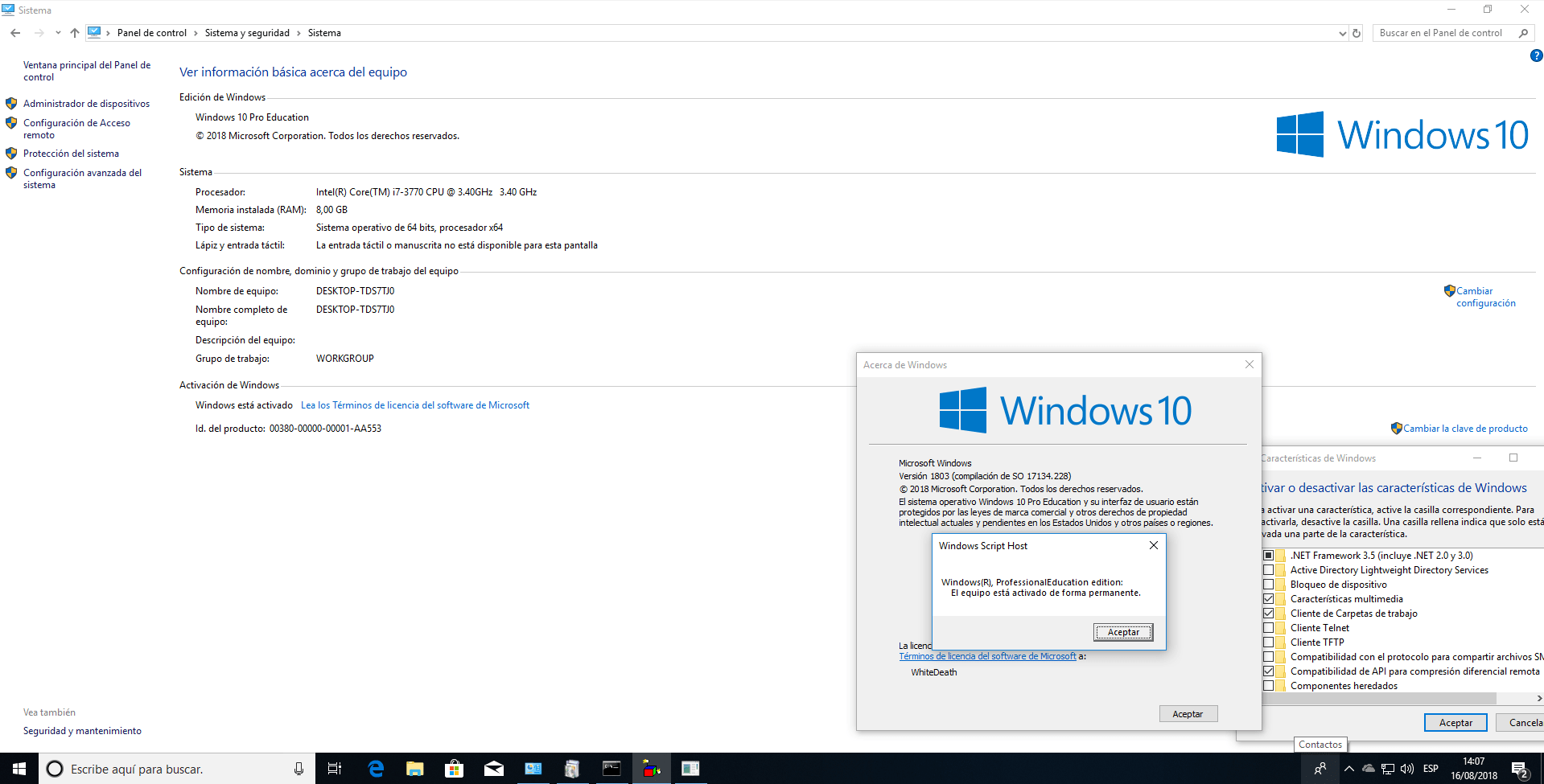 windows 10 pro 1803 lite edition v7